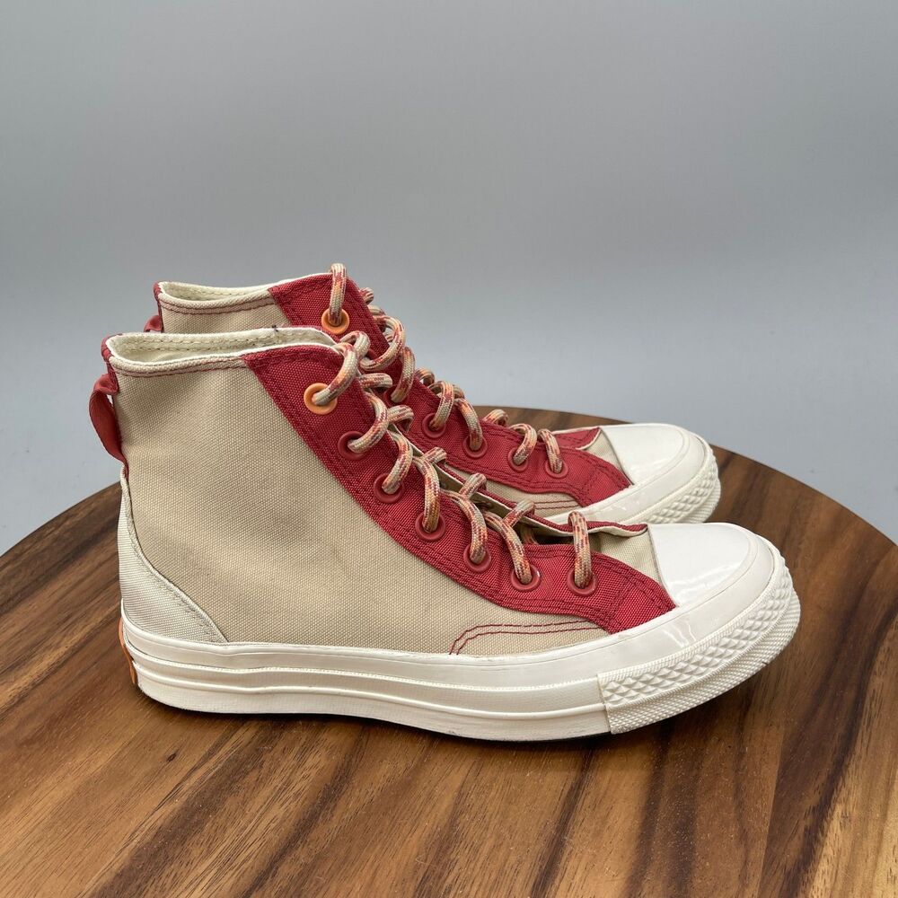 Chuck 70 Converse High Shoes Womens Sz 7 Colorblock Overlay Rhubarb Pie Sneakers